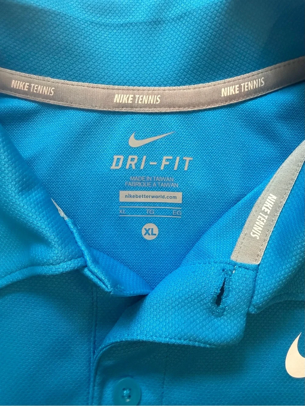 Nike Boys Blue Athletic Polo